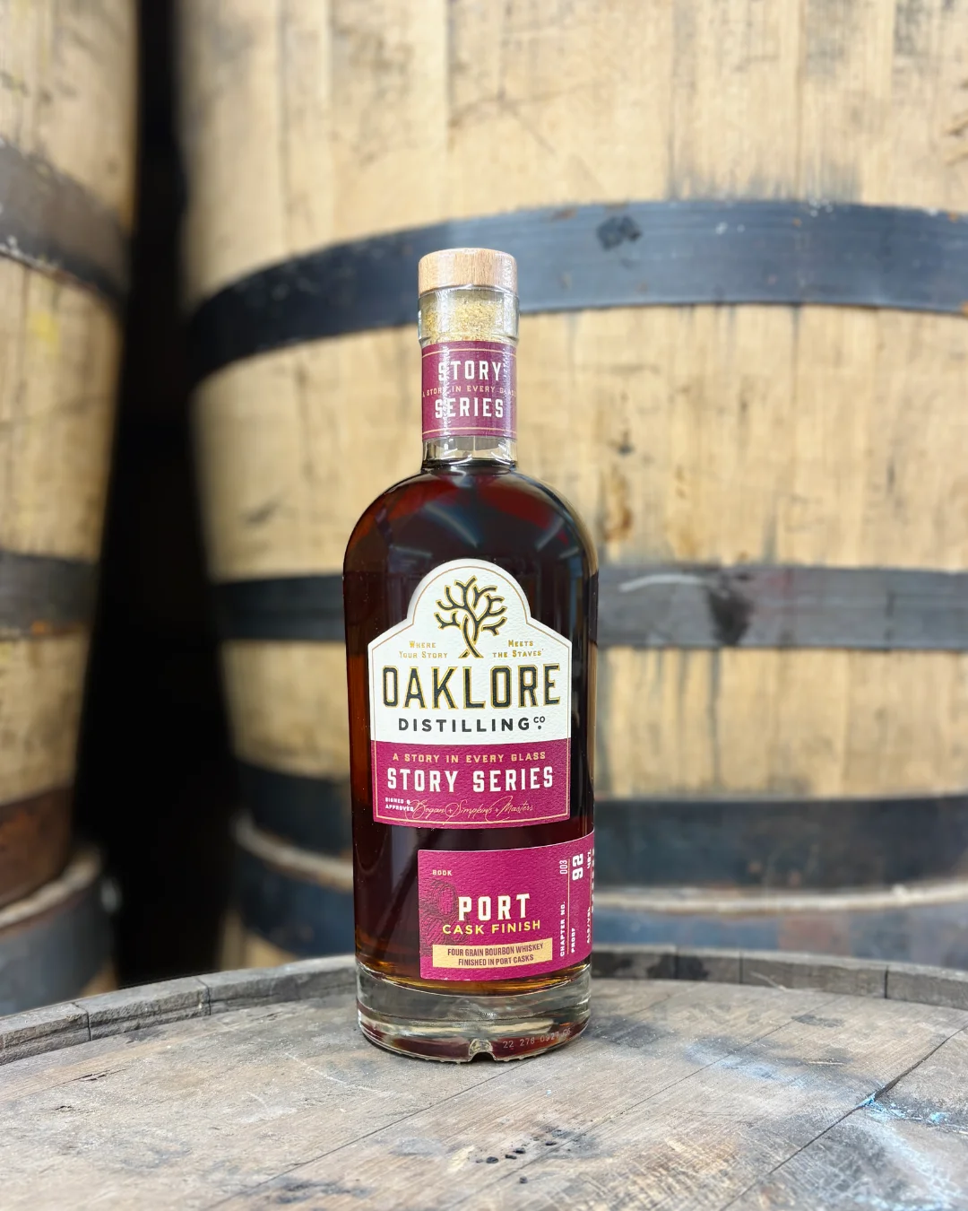 Oaklore Story Series Port Cask Finish Four Grain Bourbon