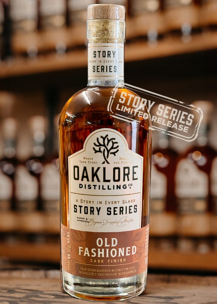 Oaklore Story Series: Old Fashioned Cask Finish Bourbon bottle