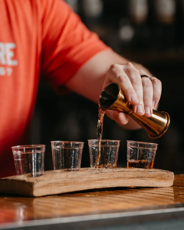 Can we interest you in a pour (or four)?🥃 

If you're not sure what to try, flights are an excellent option.