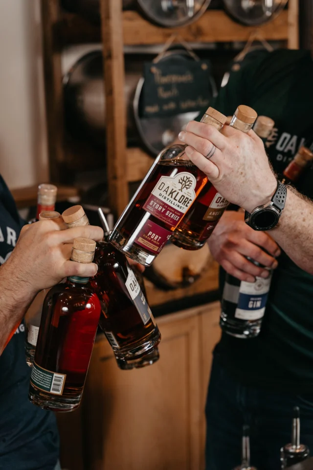 Raising spirits, one bottle at a time. 🥃