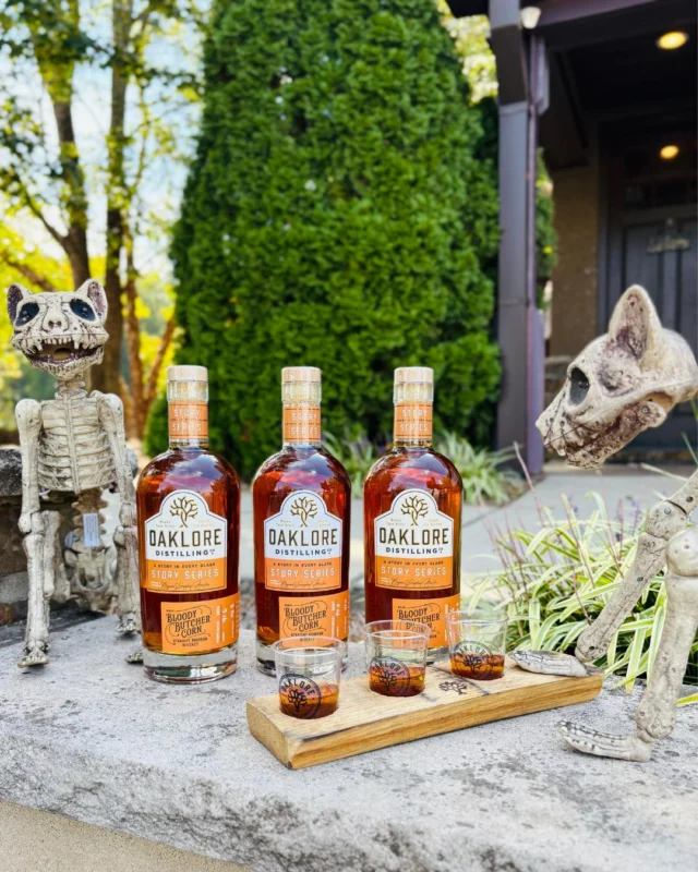Spoon & Fork dressed up early for Halloween and they’ve got news to share! 🐈‍⬛💀🐈‍⬛

All October long, try our Bloody Butcher Corn Flight featuring ‘23, ‘24, and the brand new ‘25 release! 

Three years. Three pours. Endless character. 🍂🥃